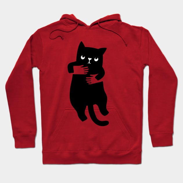 Hand Cat Hoodie by kostolom3000